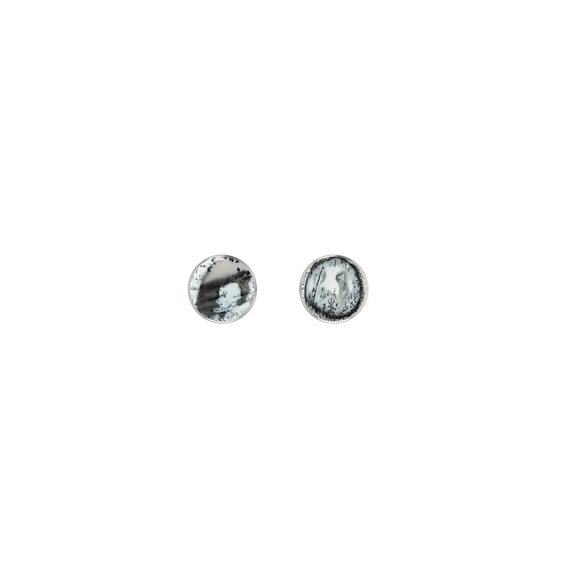 dendritic opal earrings 