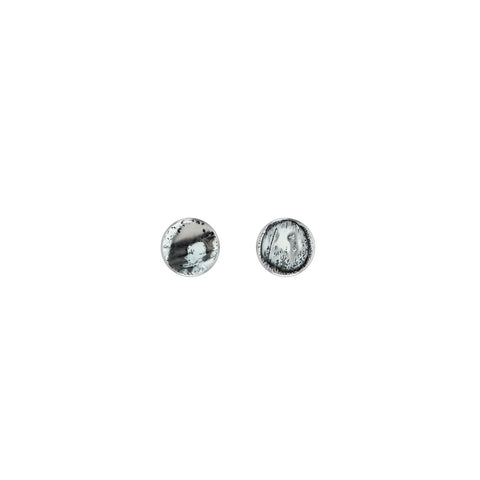 dendritic opal earrings 