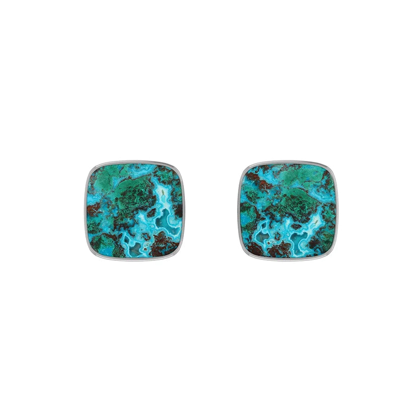 chrysocolla earrings