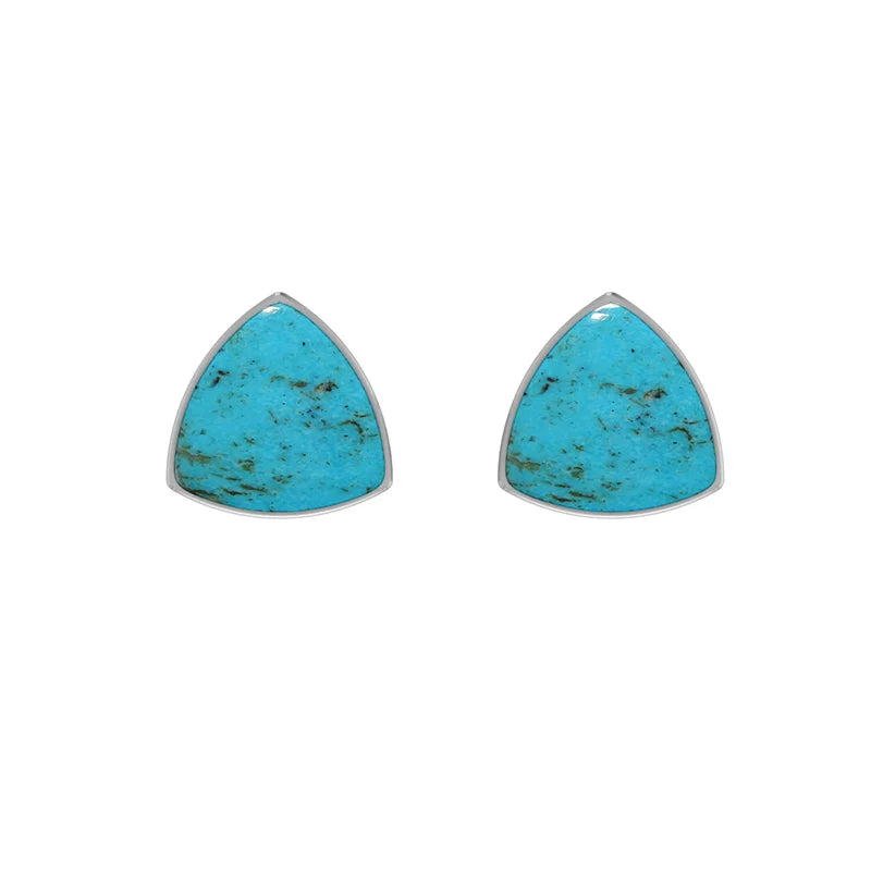 turquoise cab earrings