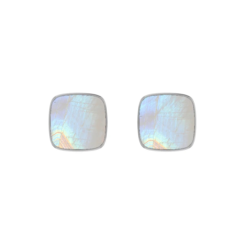 rainbow moonstone earrings