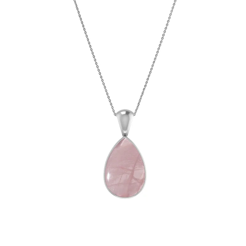 rose quartz pendant
