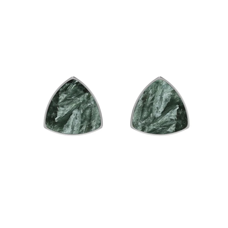 seraphinite cab earrings
