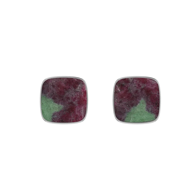 ruby zoisite earrings