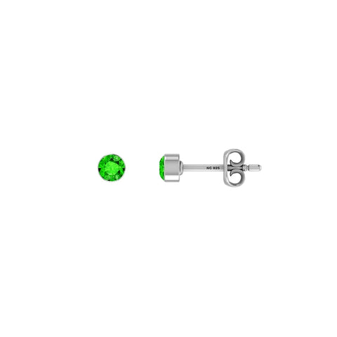 chrome diopside earrings 