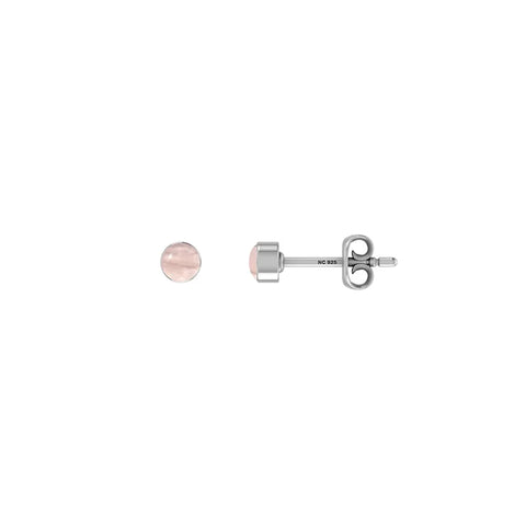 rose quartz earrings 