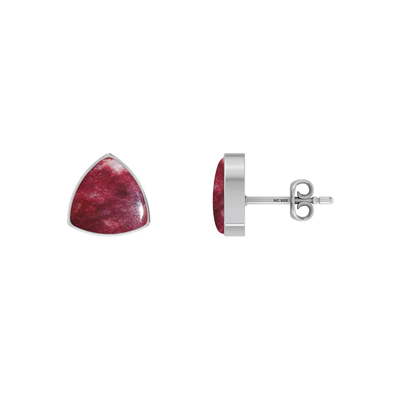 thulite cab earrings