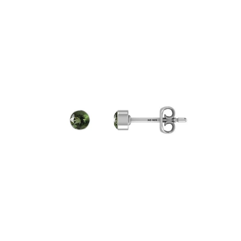 moldavite earrings 