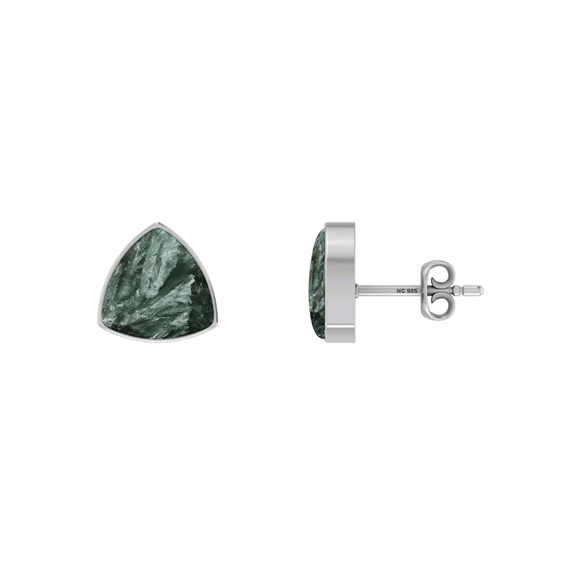 seraphinite cab earrings