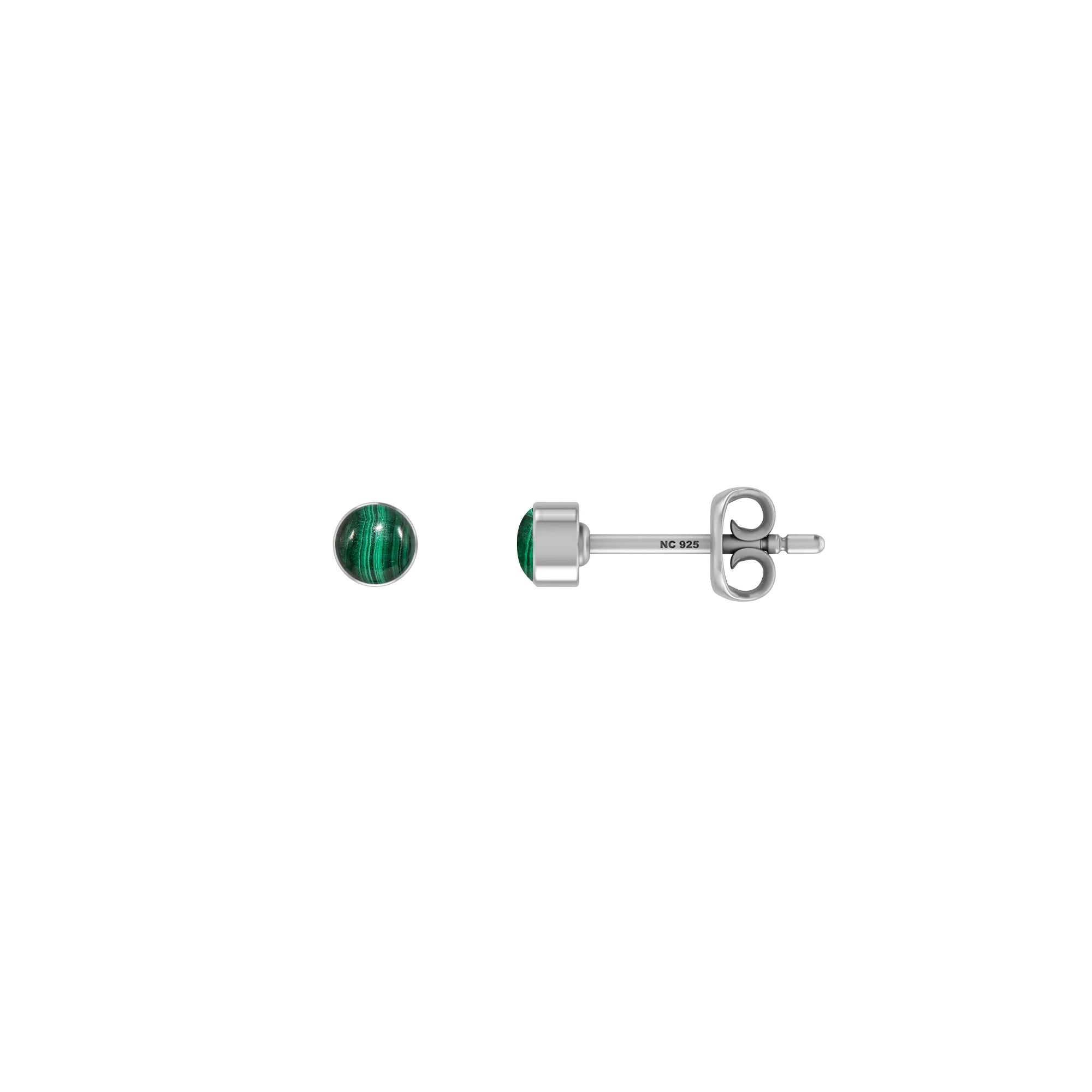 malachite earrings 