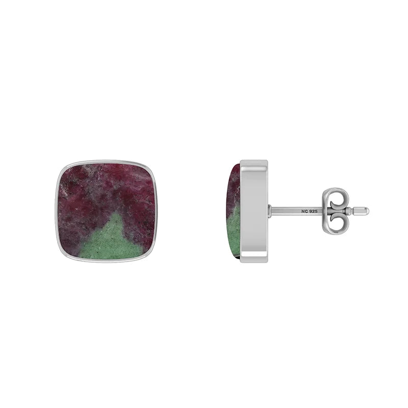 ruby zoisite earrings