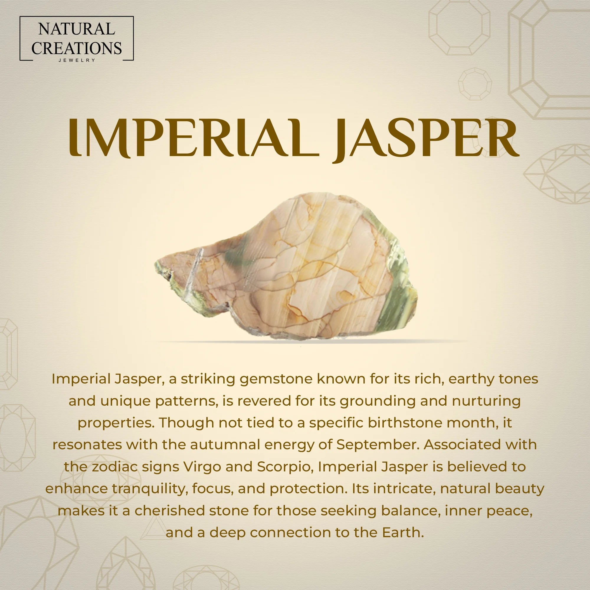 Imperial Jasper cab bracelet