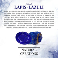 lapis lazuli slice earrings