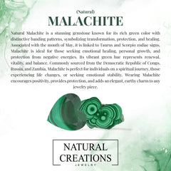 malachite cab bracelet