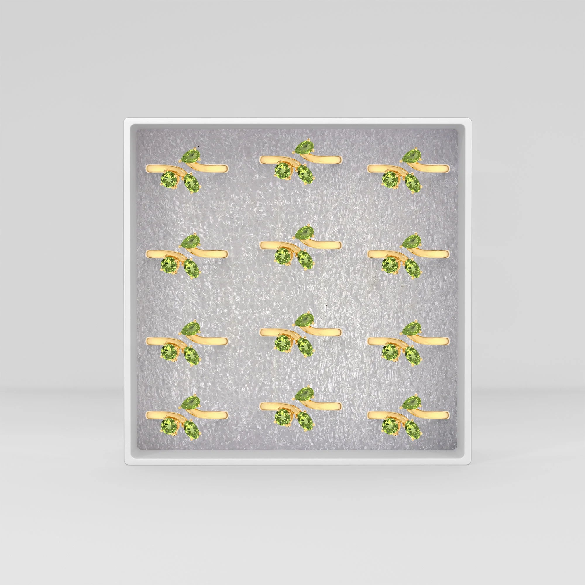 peridot prong-set ring