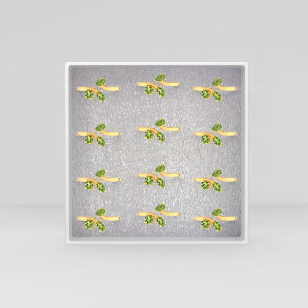 peridot prong-set ring