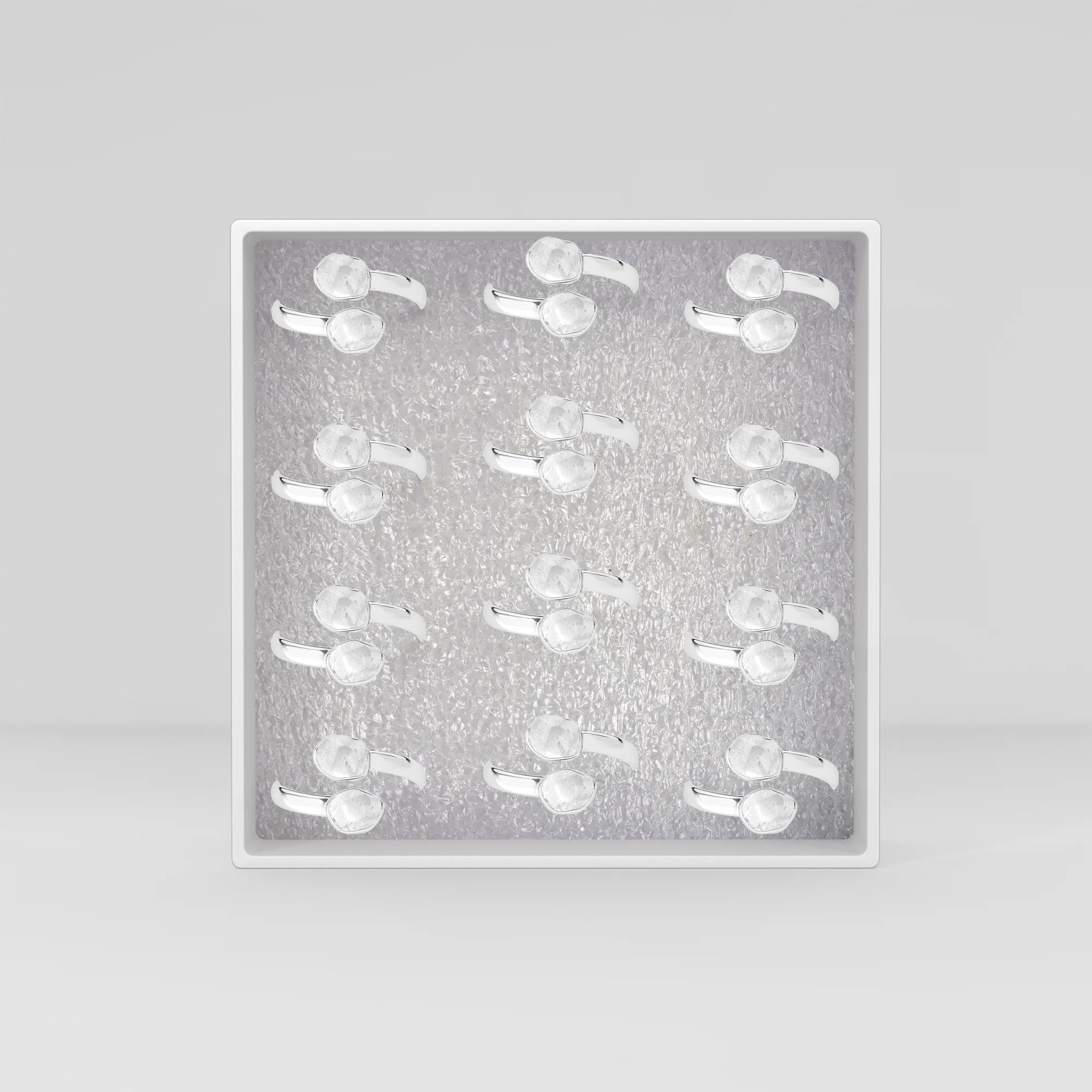 herkimer bezel-set ring