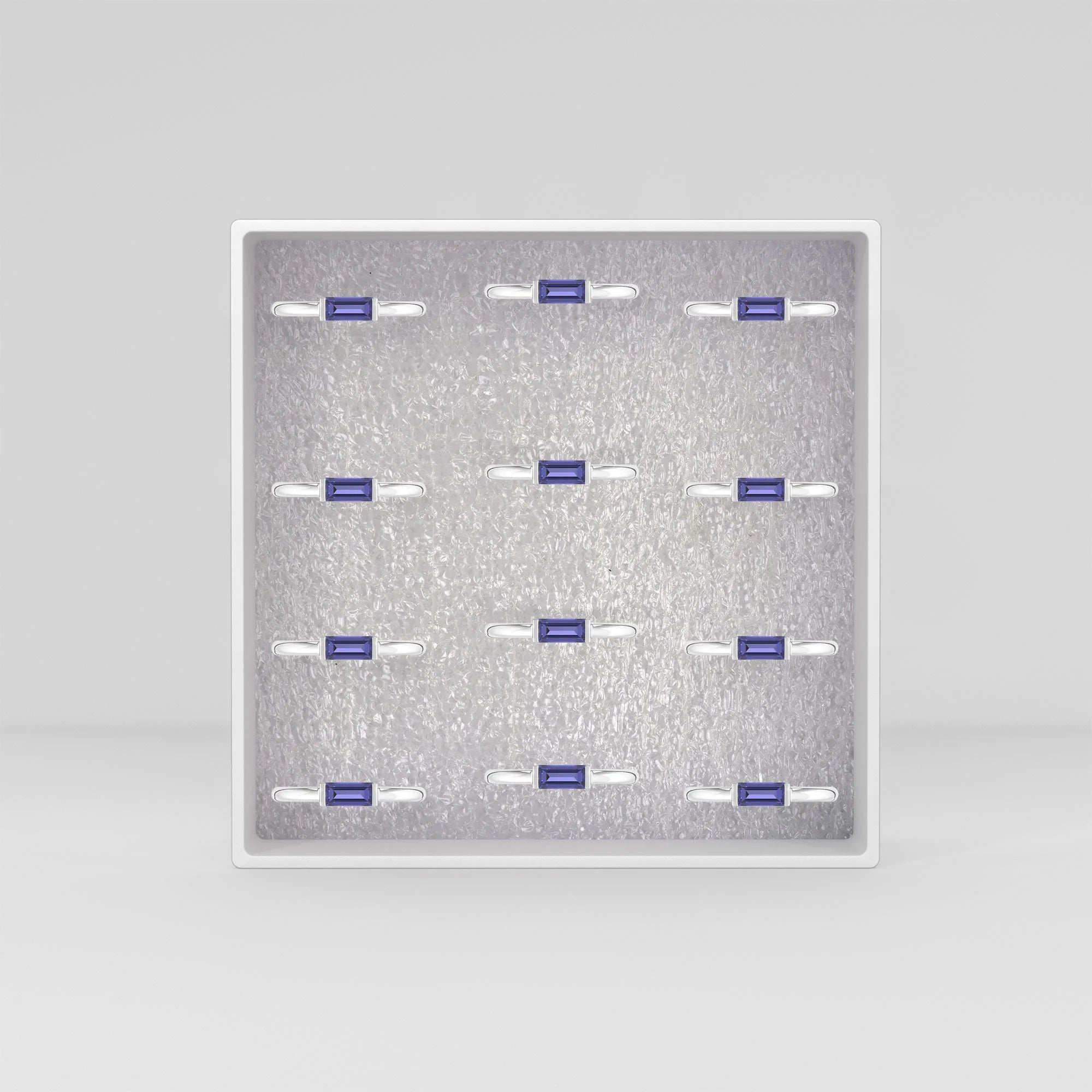 iolite bezel-set ring