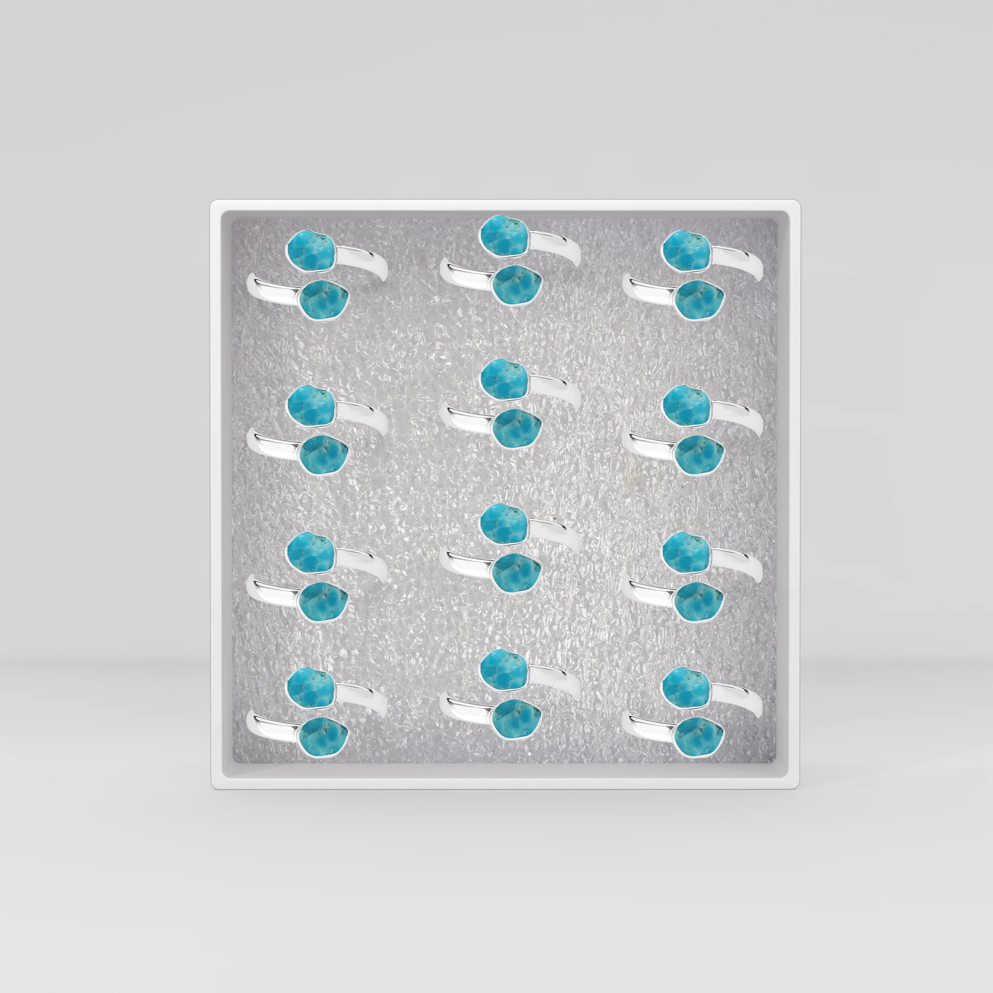 turquoise bezel-set ring