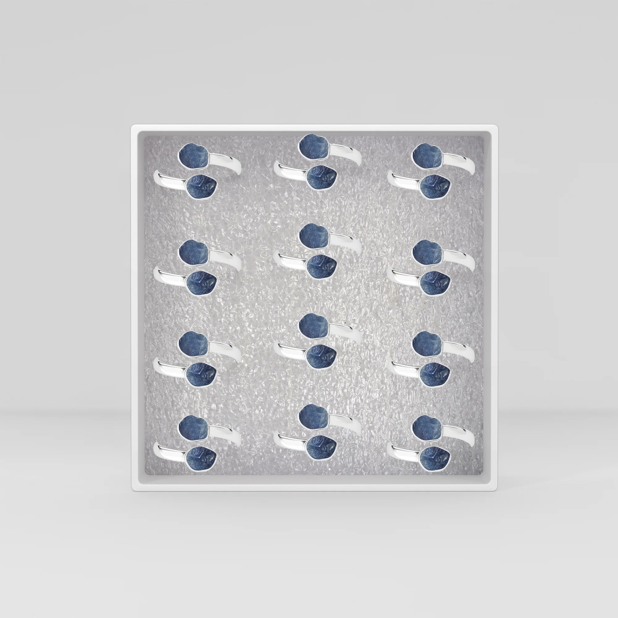 blue sapphire bezel-set ring