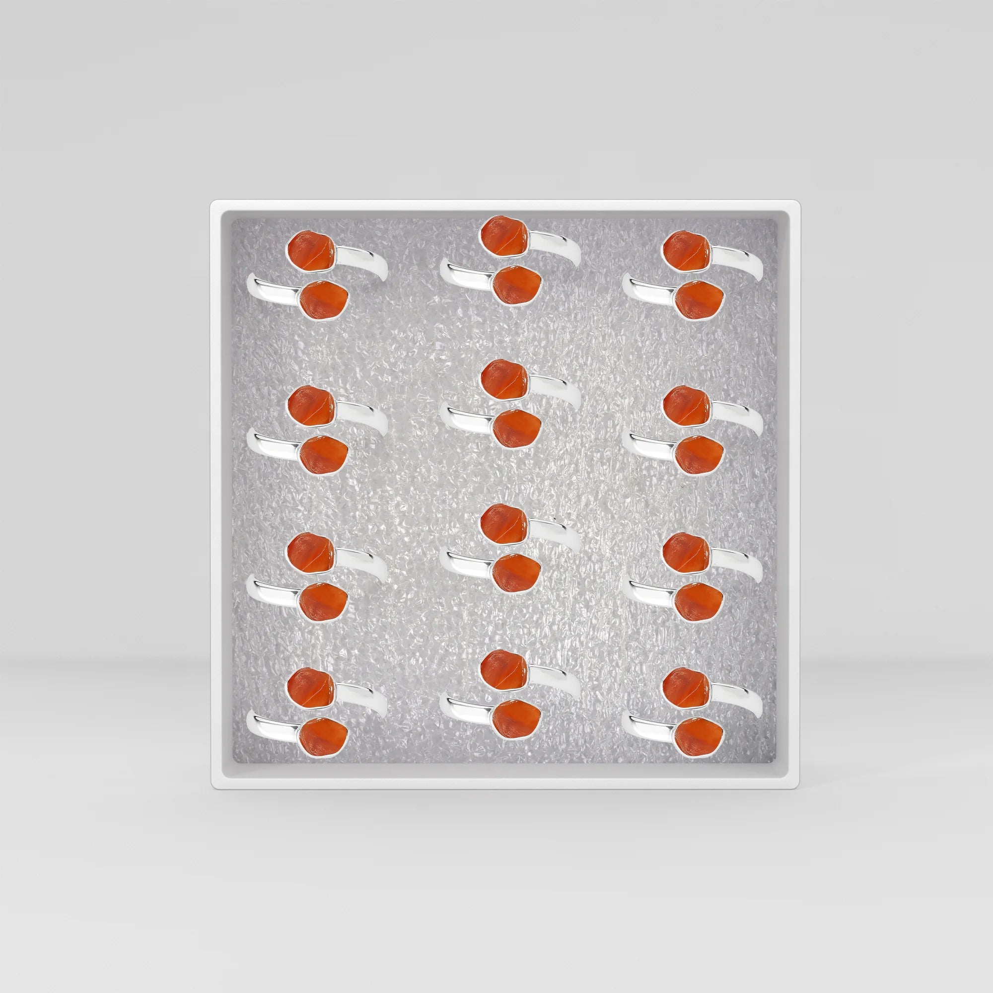 carnelian bezel-set ring