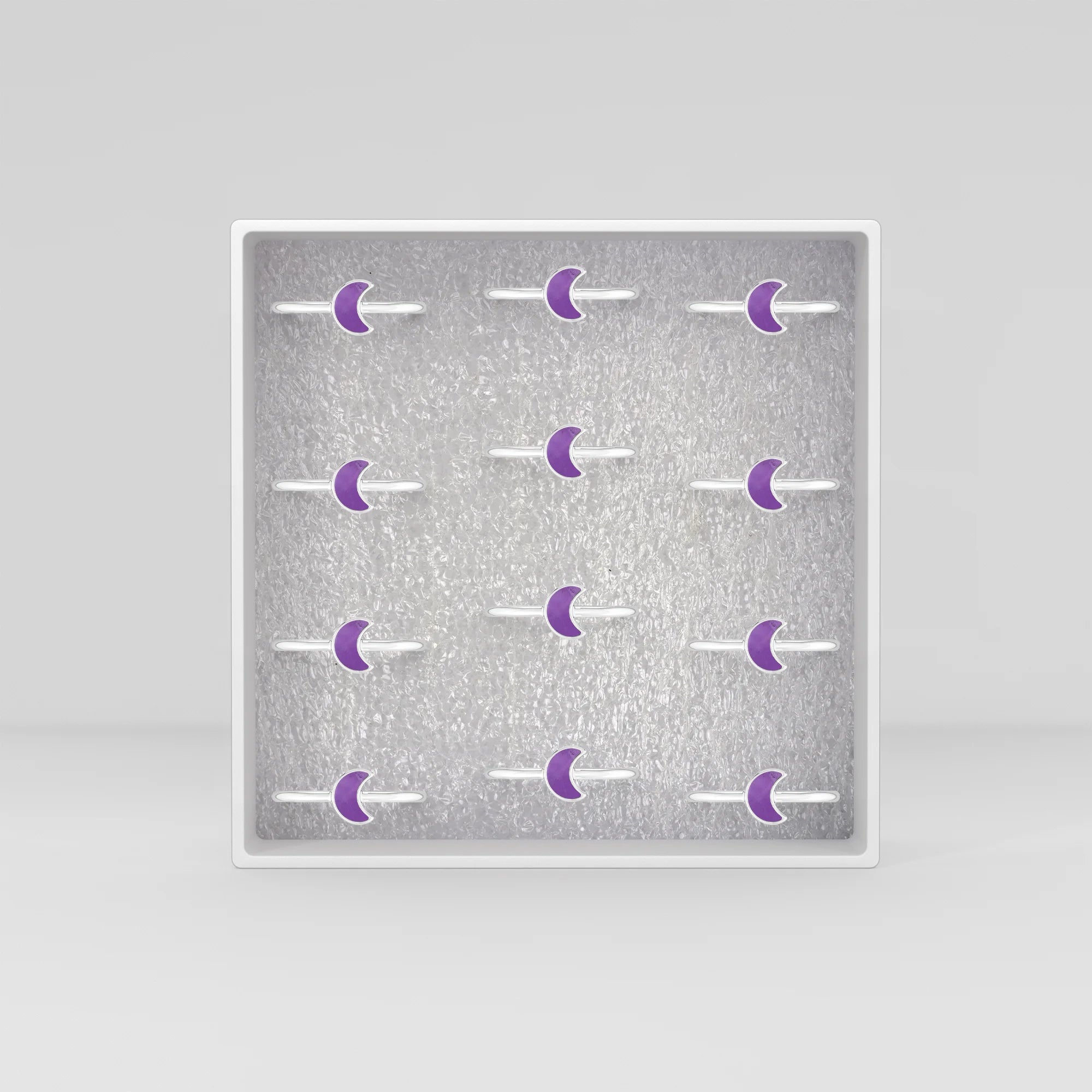 amethyst bezel-set ring