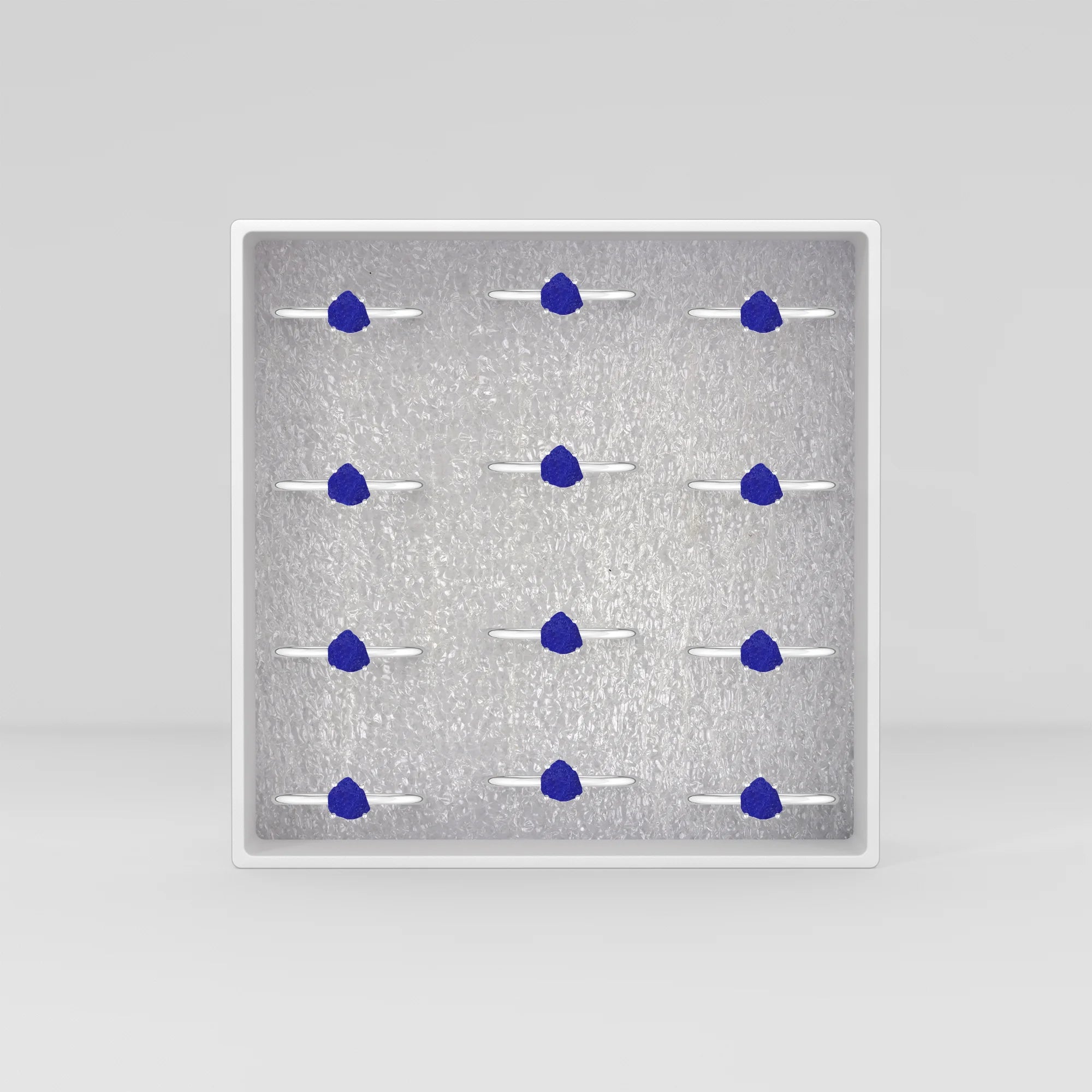 lapis lazuli stackable prong-set ring