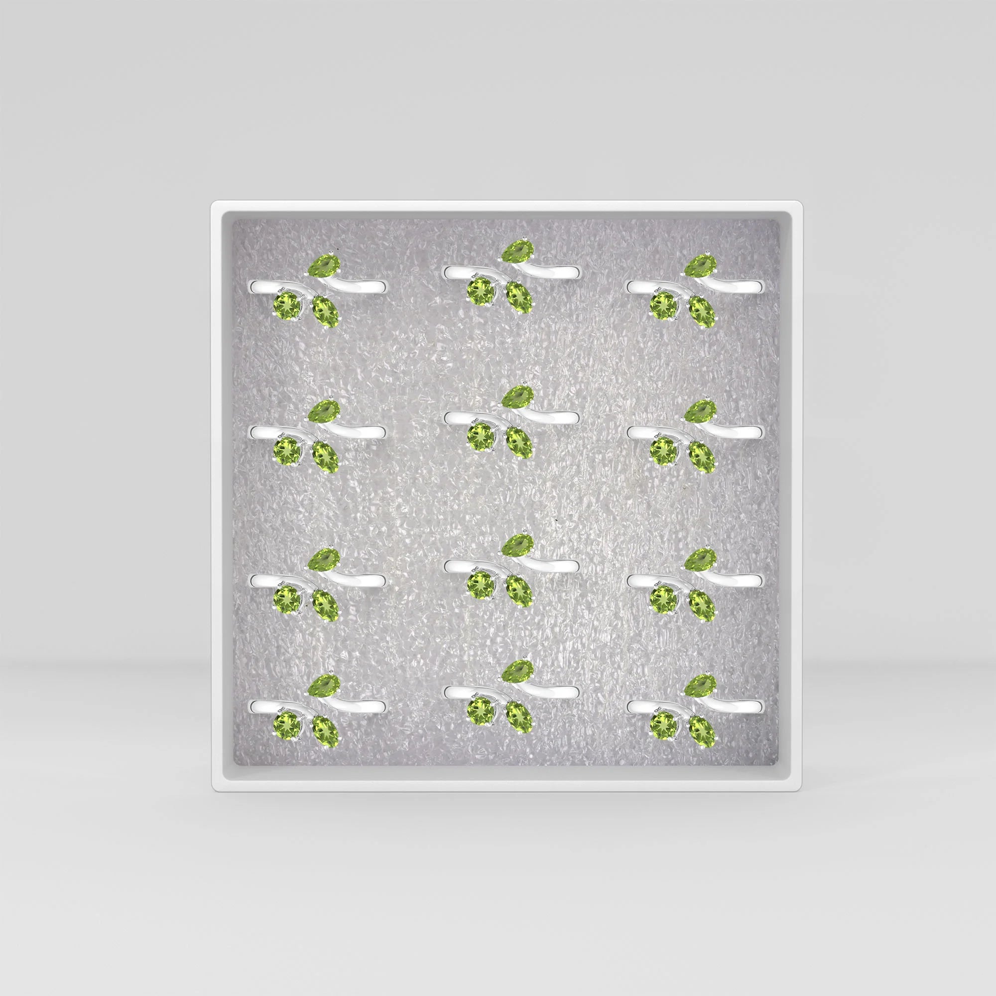 peridot prong-set ring