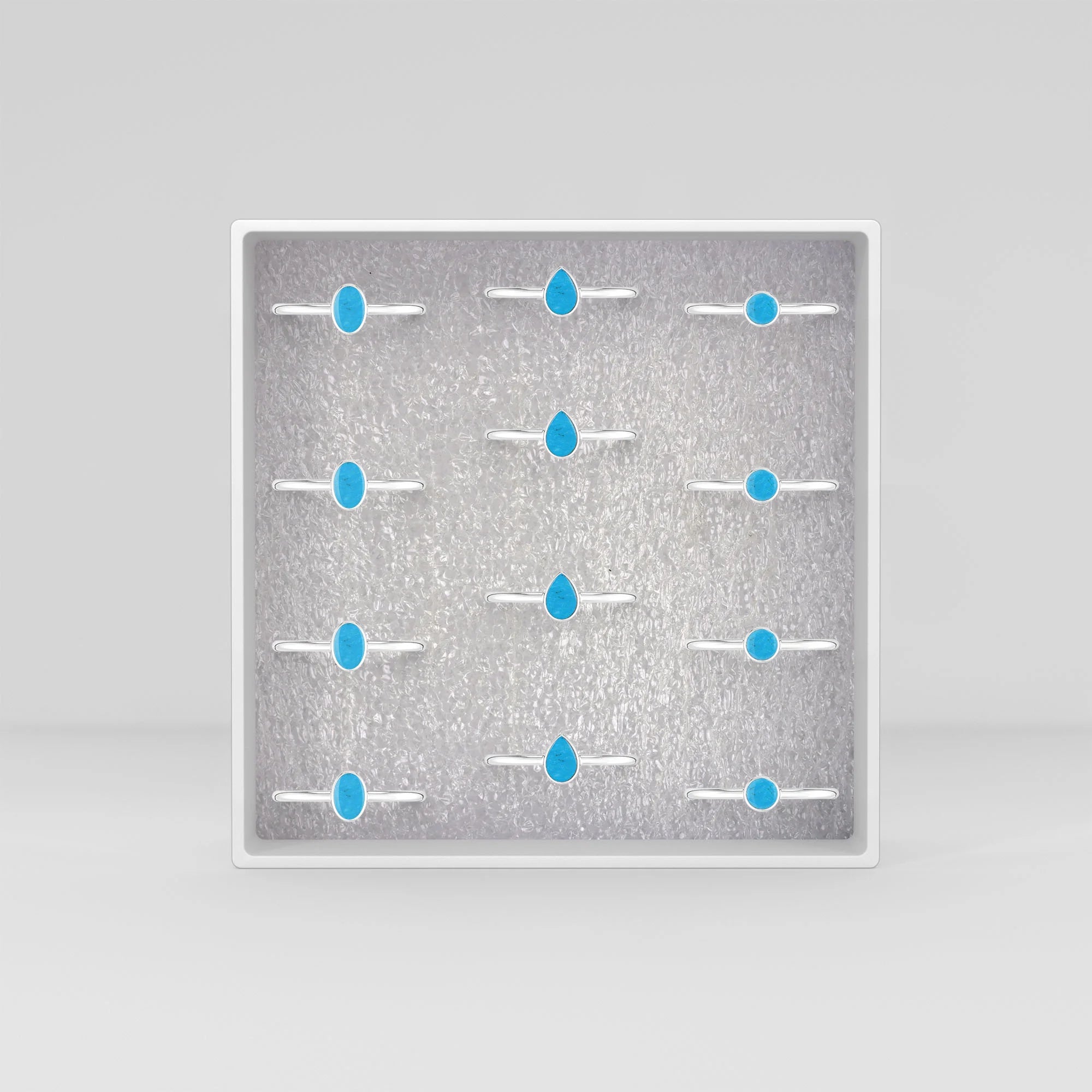 turquoise bezel-set ring