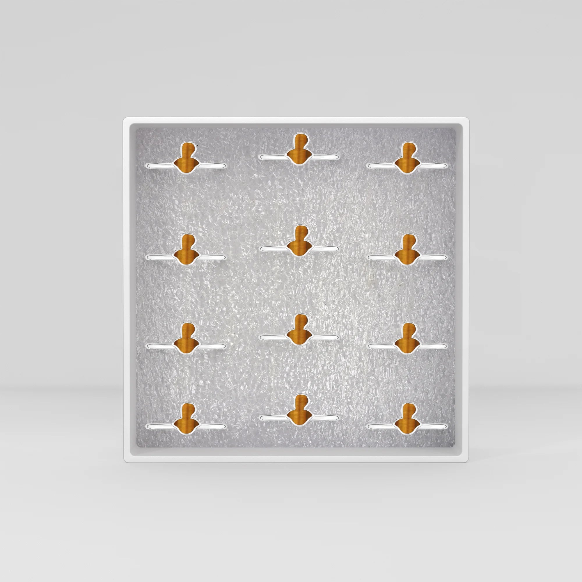 tiger eye bezel-set ring