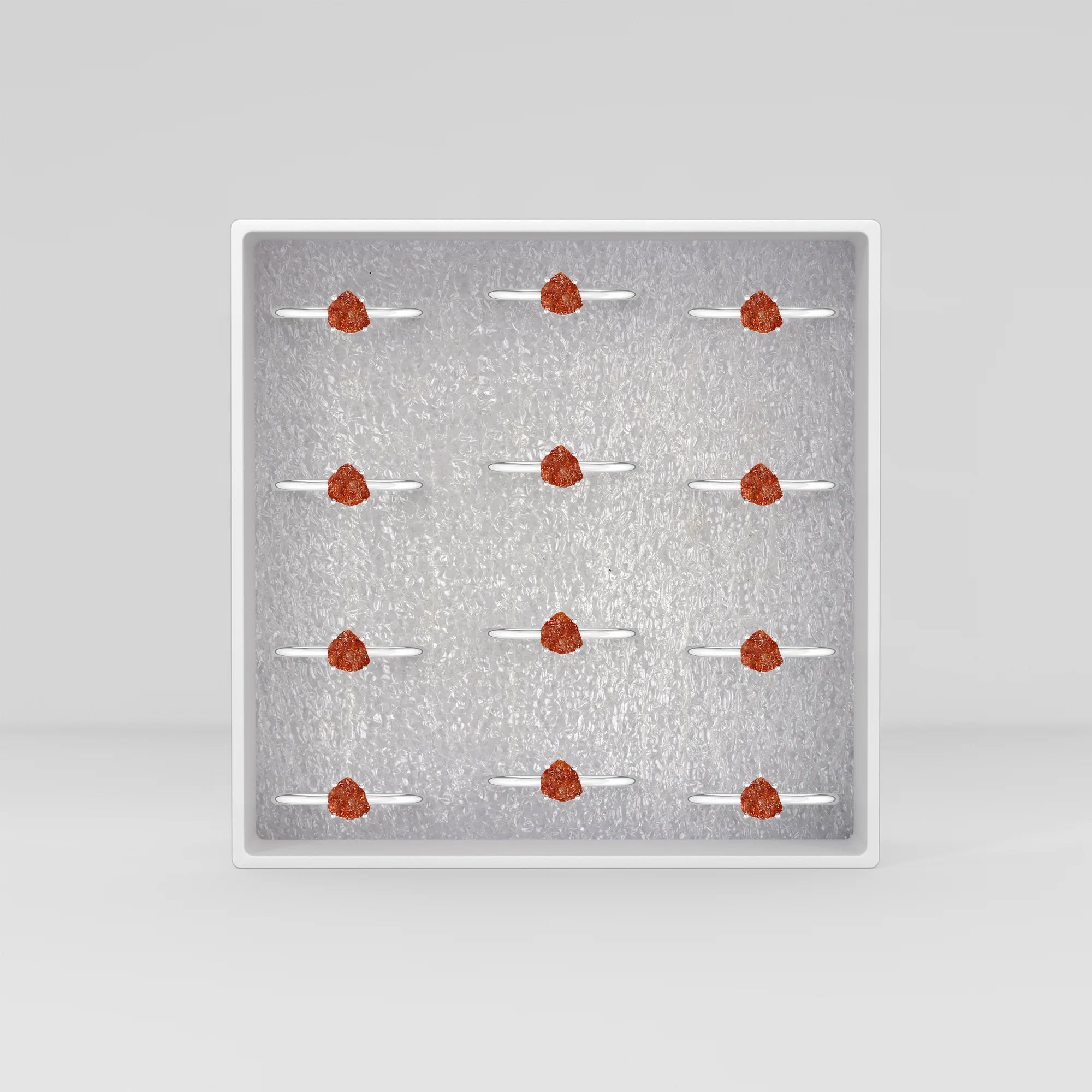 sunstone stackable prong-set ring