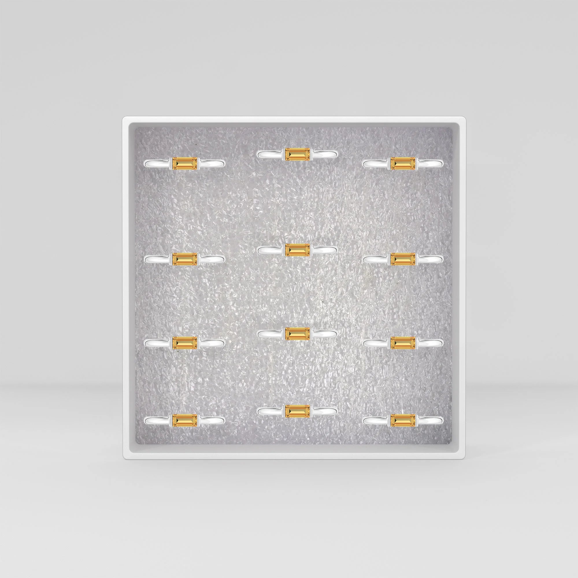 citrine bezel-set ring