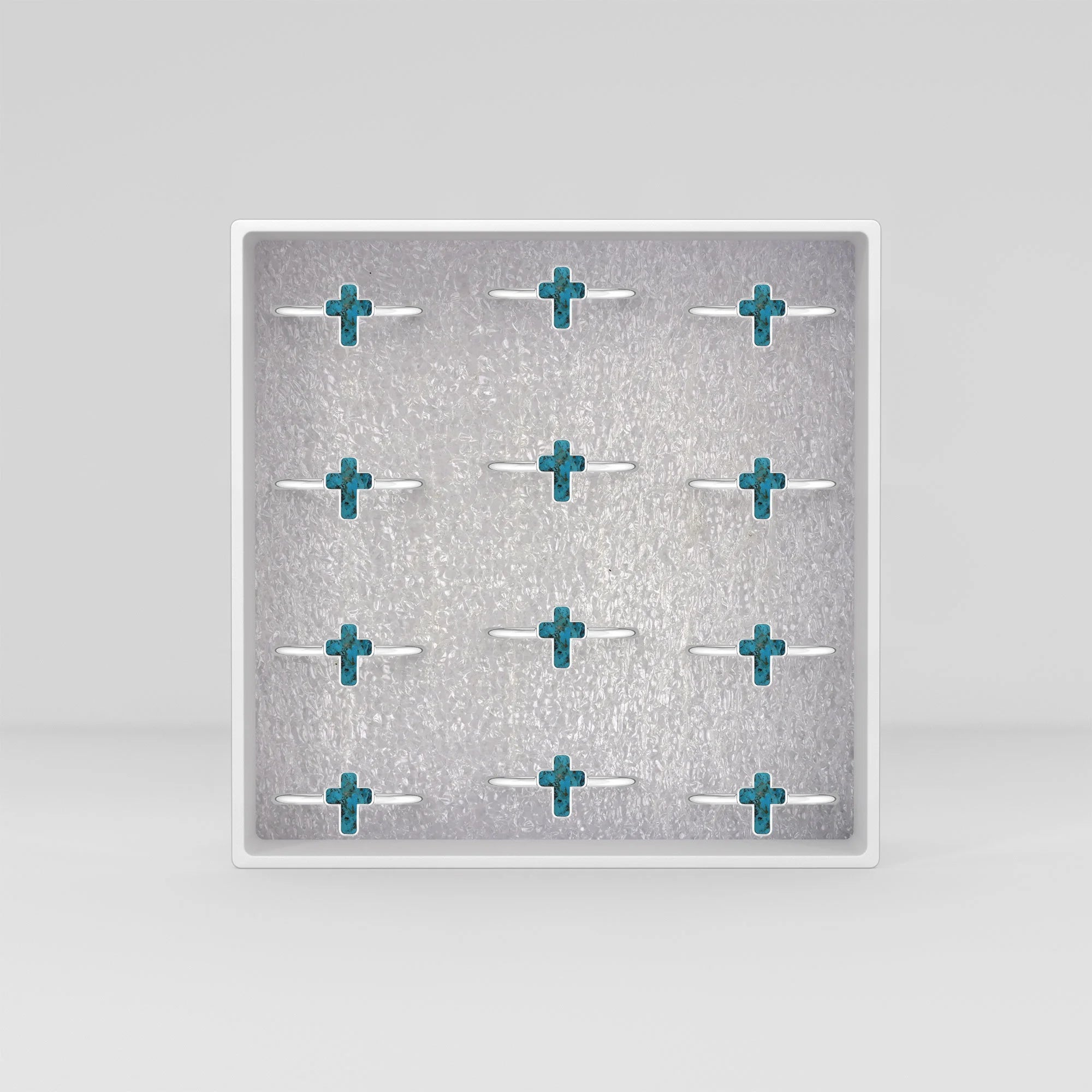 turquoise bezel-set ring