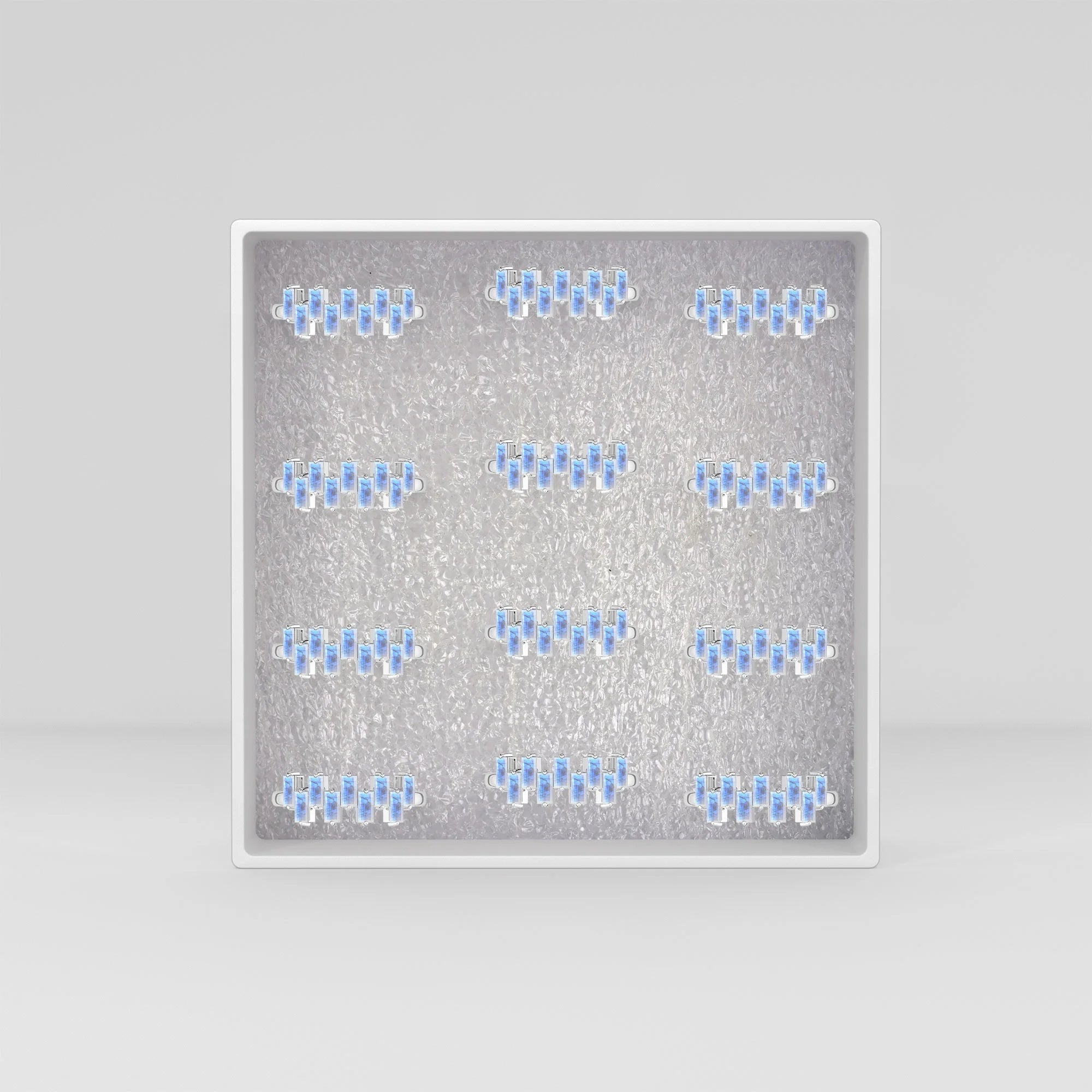 rainbow-moonstone bezel-set ring