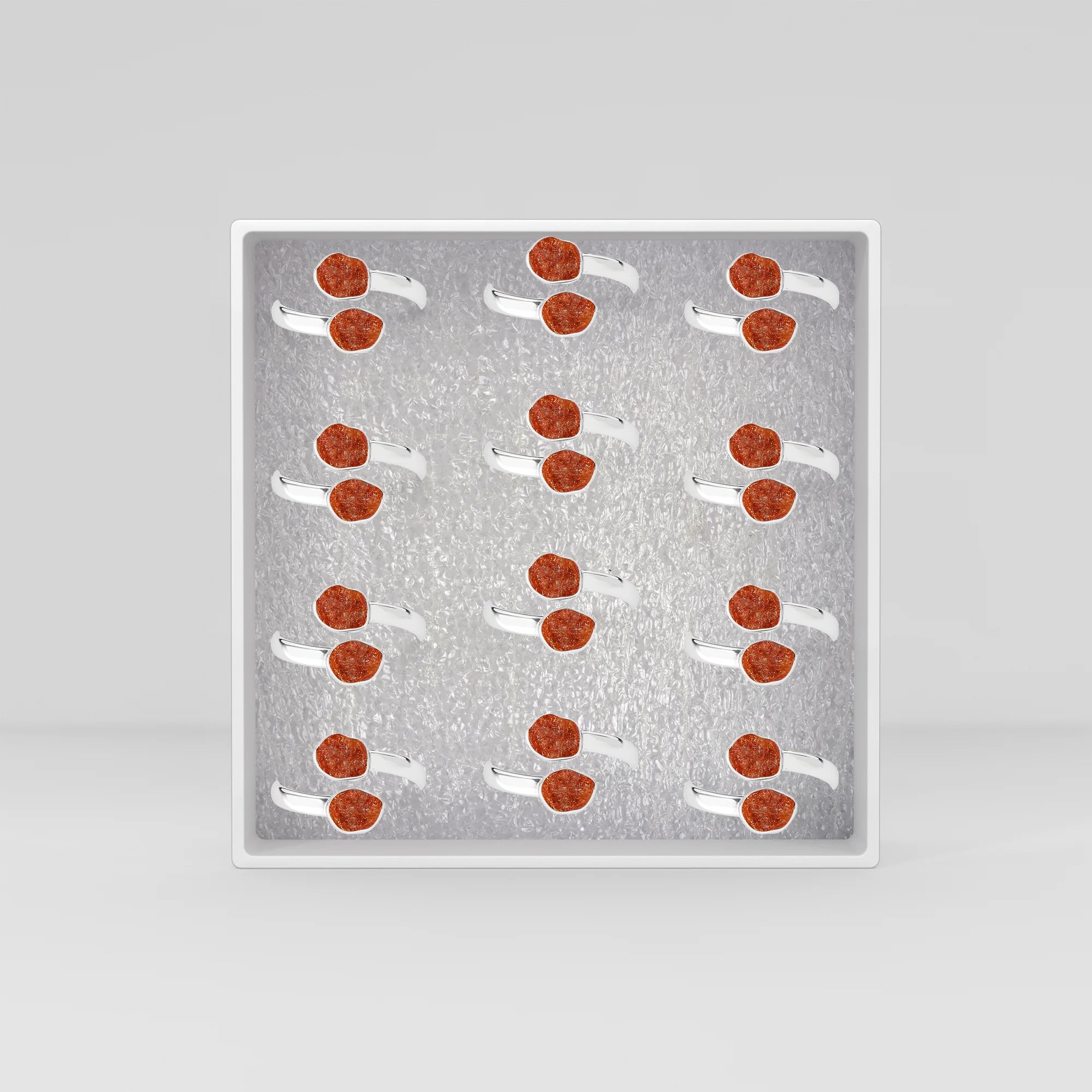 sunstone bezel-set ring