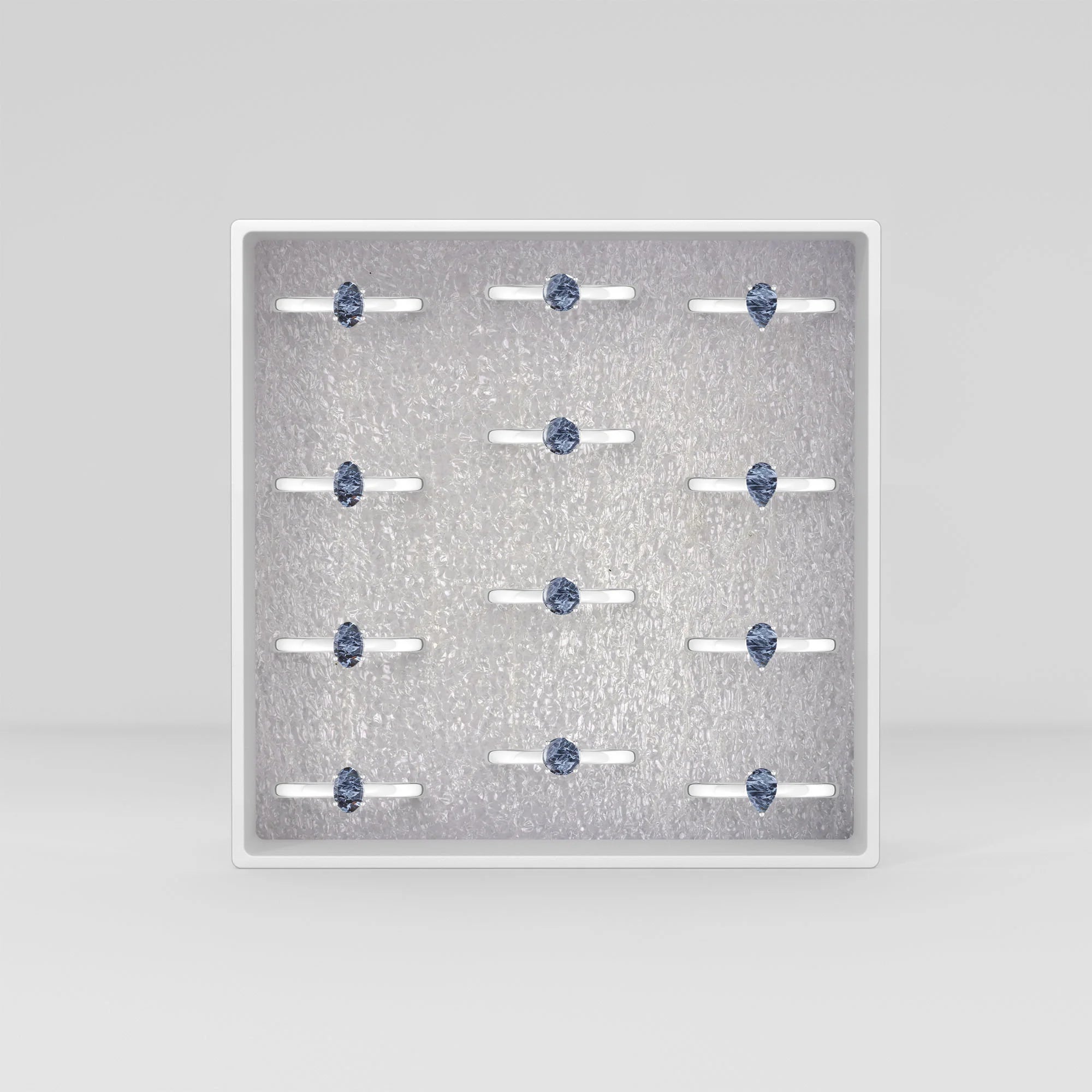 pietersite stackable prong-set ring