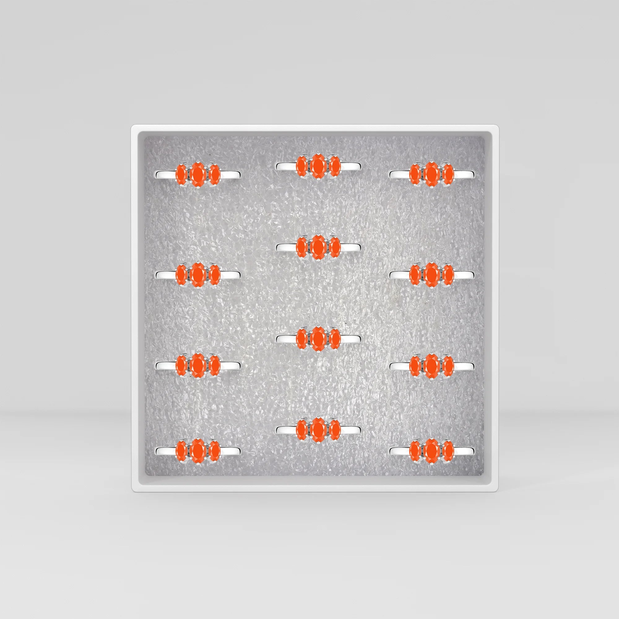 carnelian prong-set ring