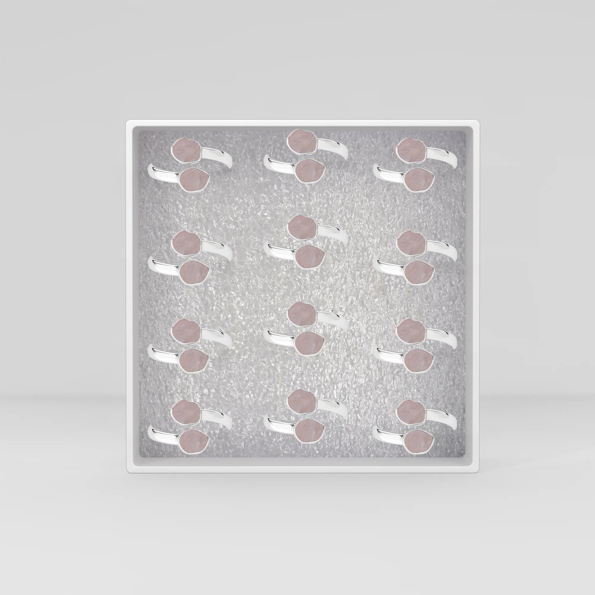 morganite bezel-set ring