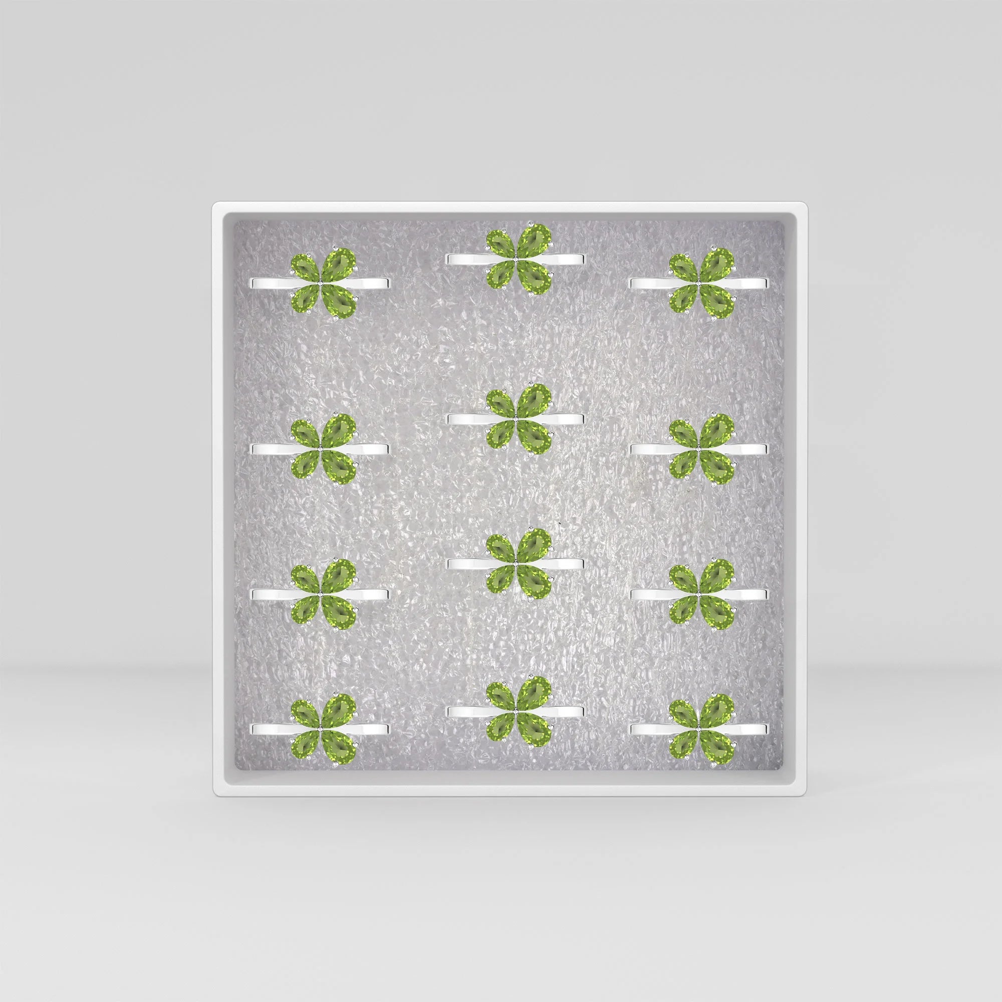 peridot prong-set ring