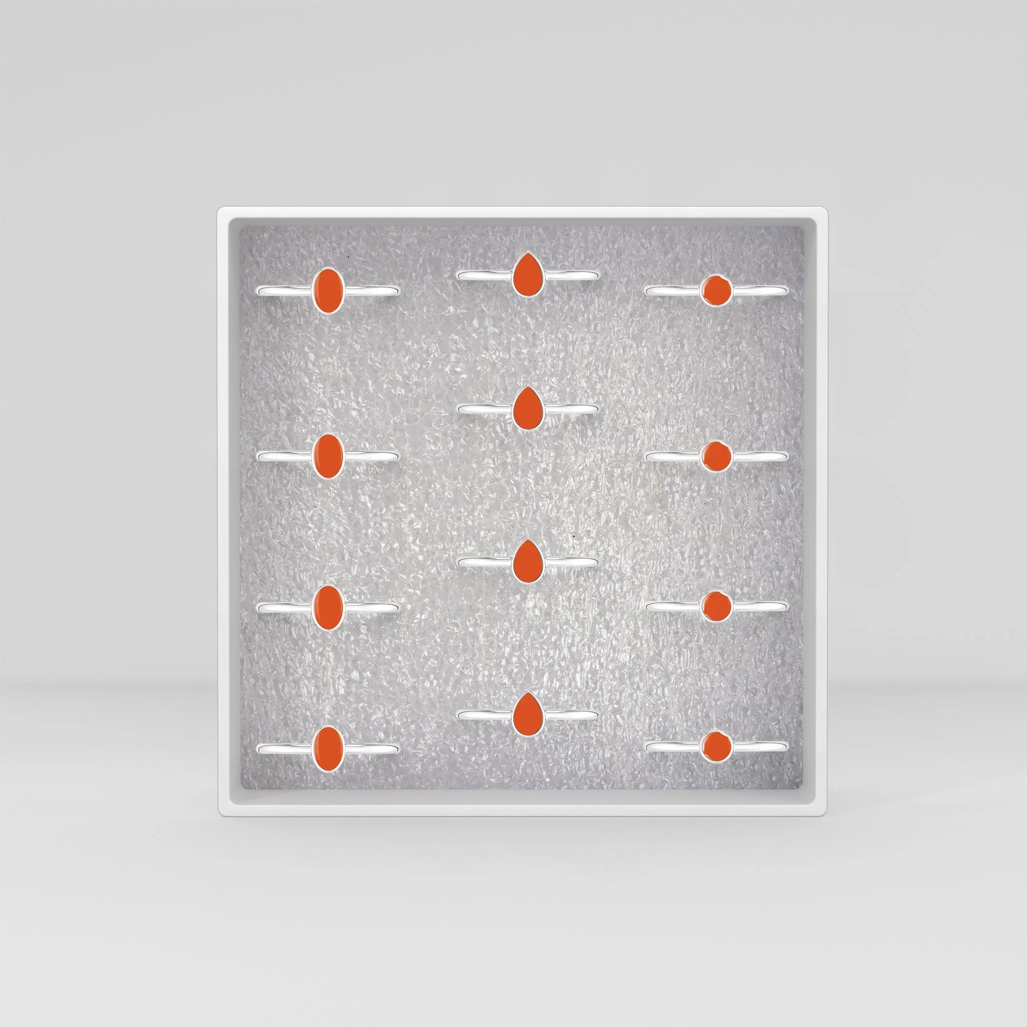 carnelian bezel-set ring