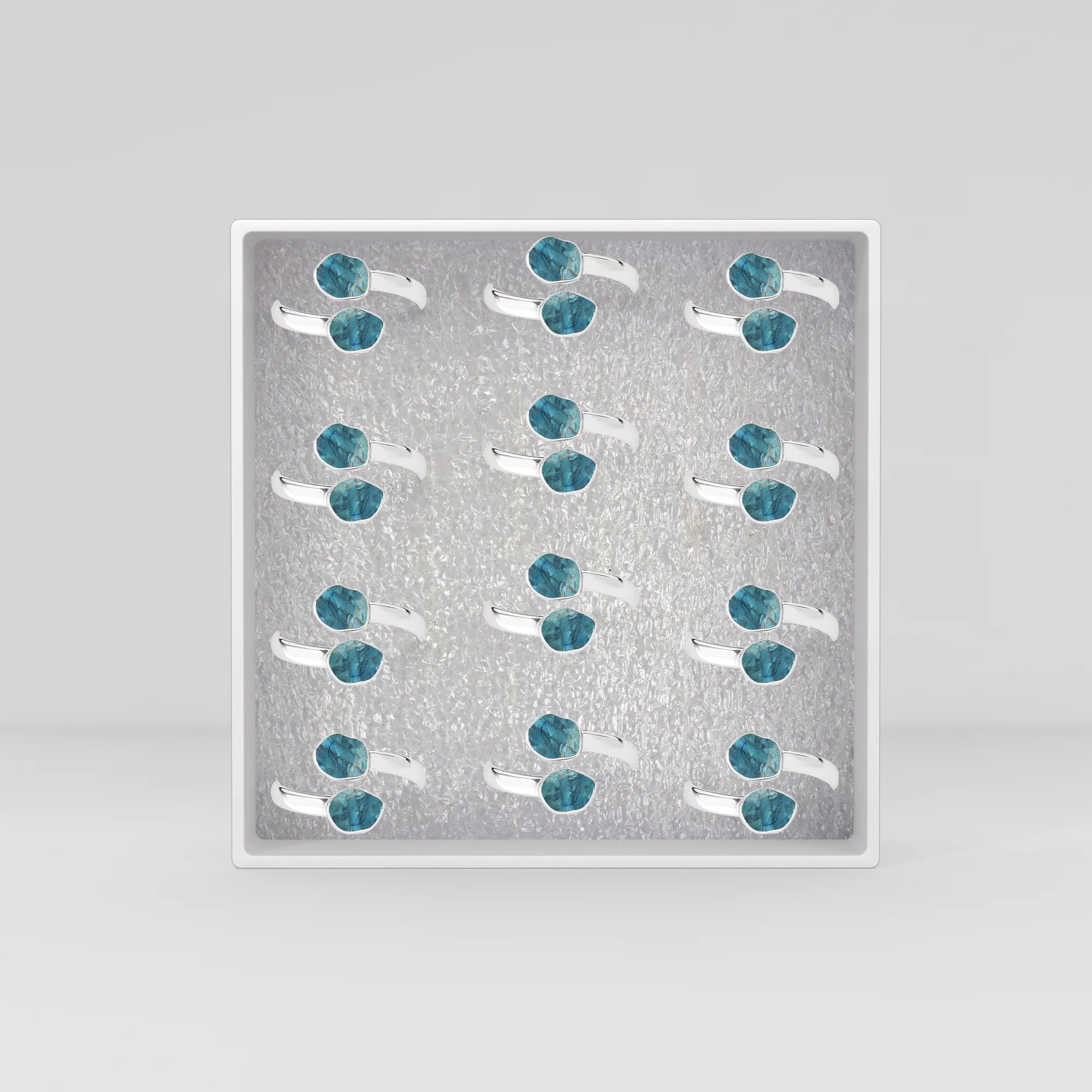 labradorite bezel-set ring