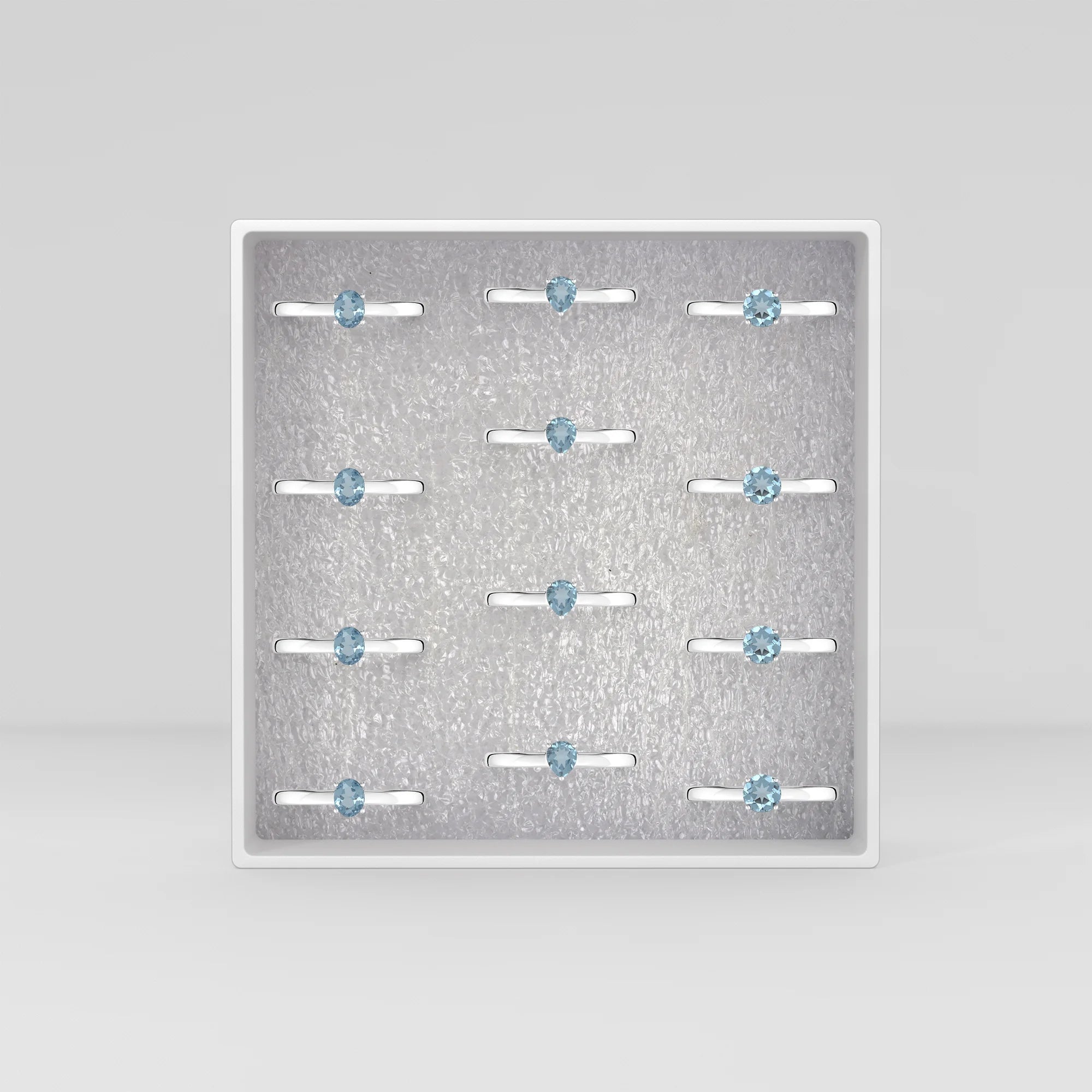 sky blue topaz stackable prong-set ring