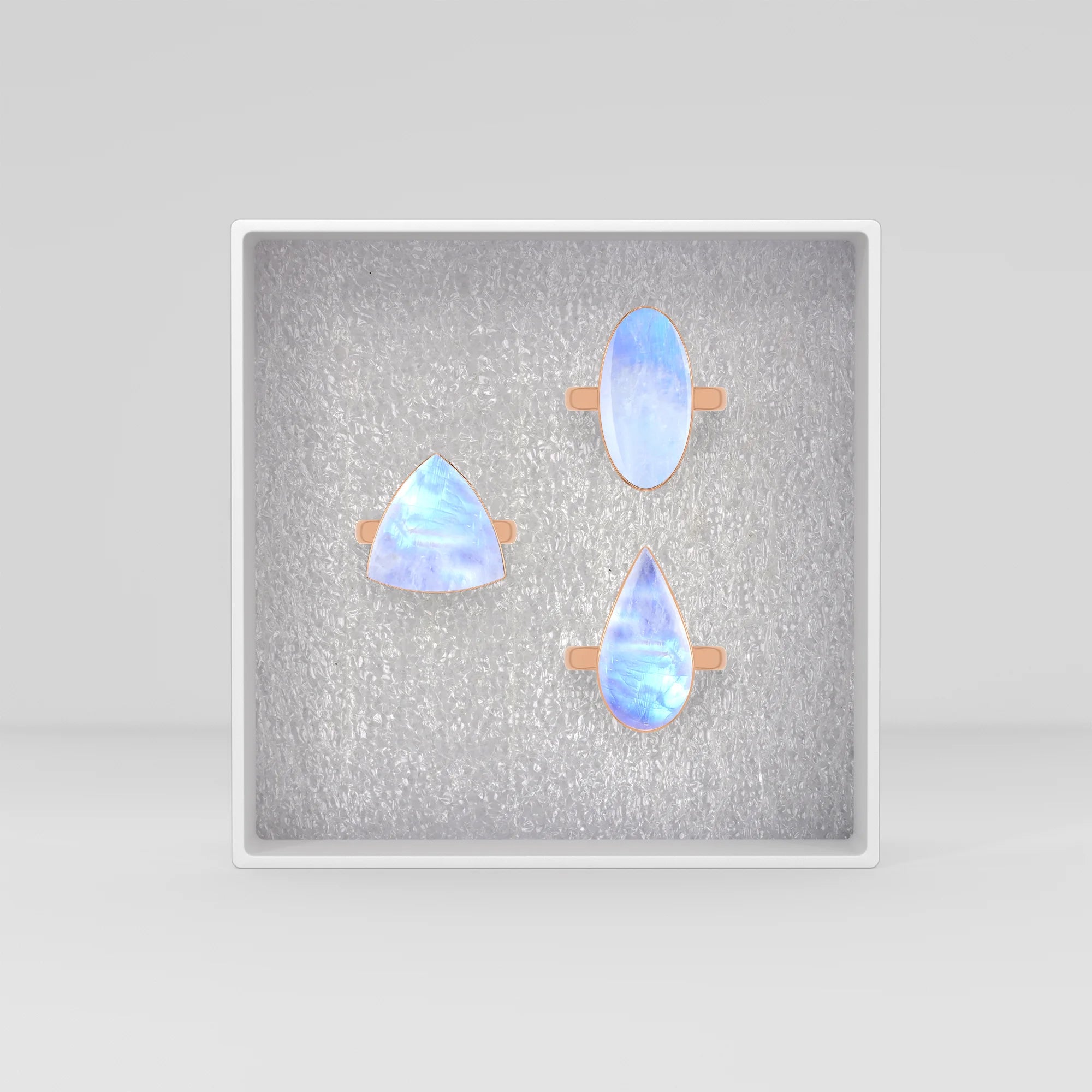 purple-moonstone bezel-set ring