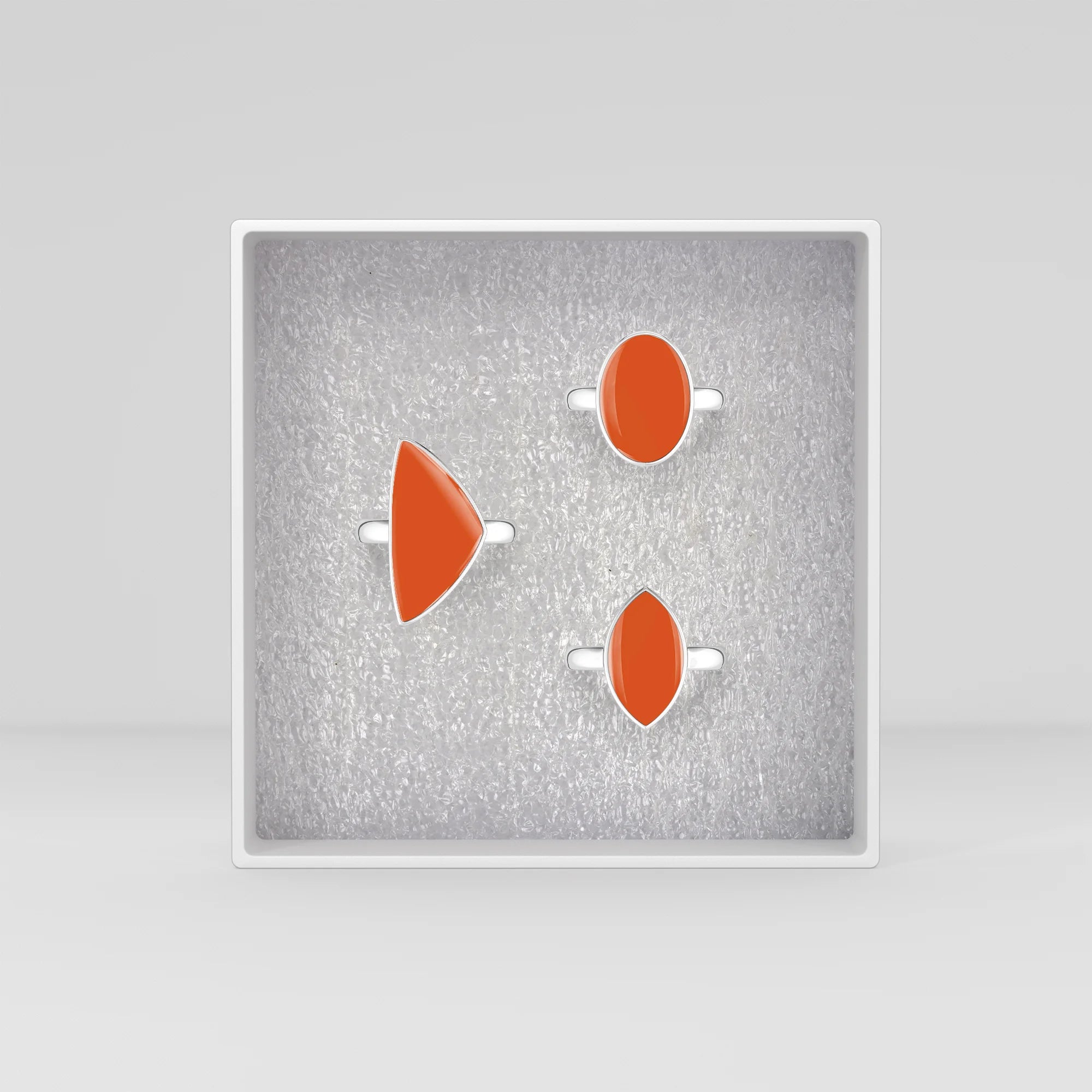 carnelian bezel-set ring