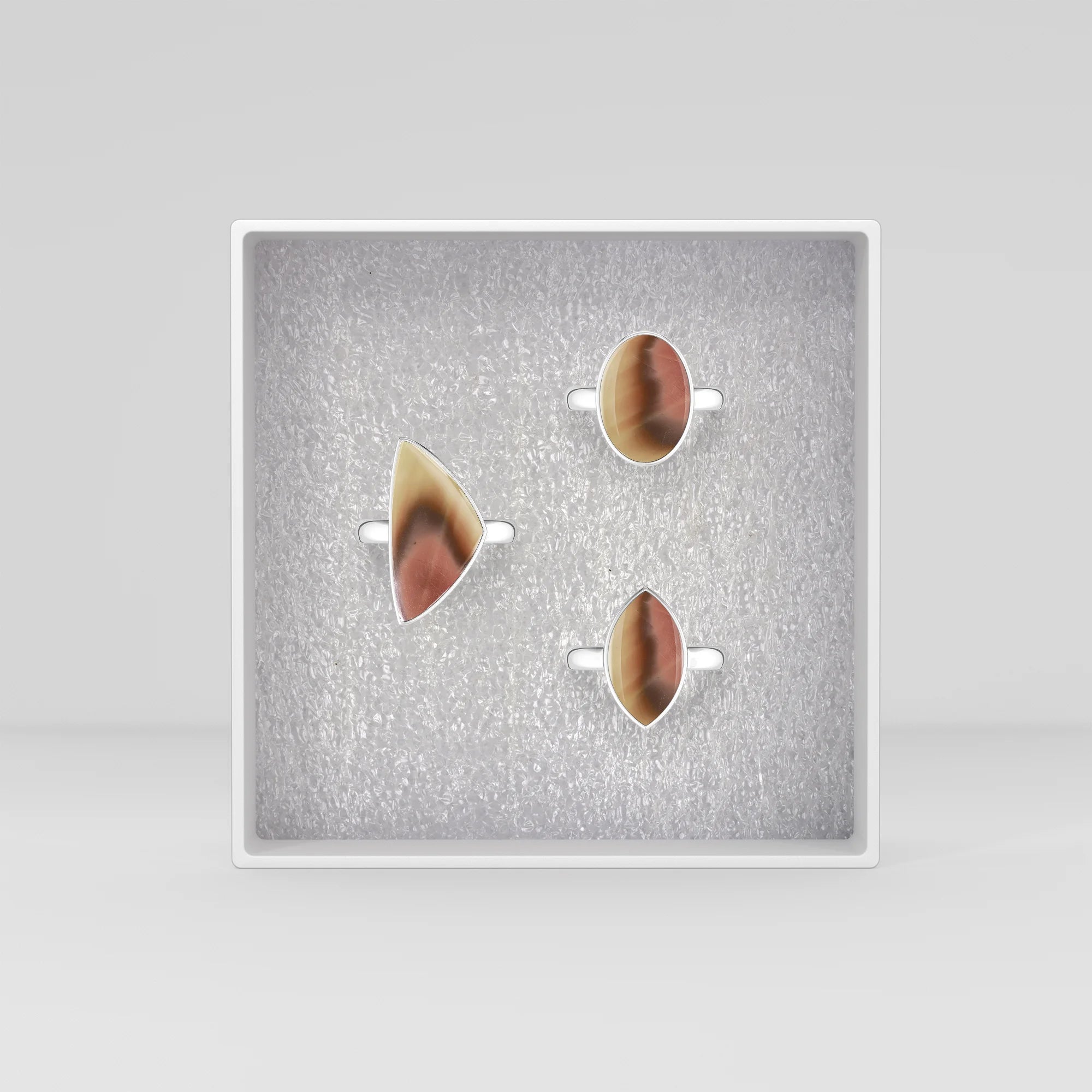 imperial-jasper bezel-set ring