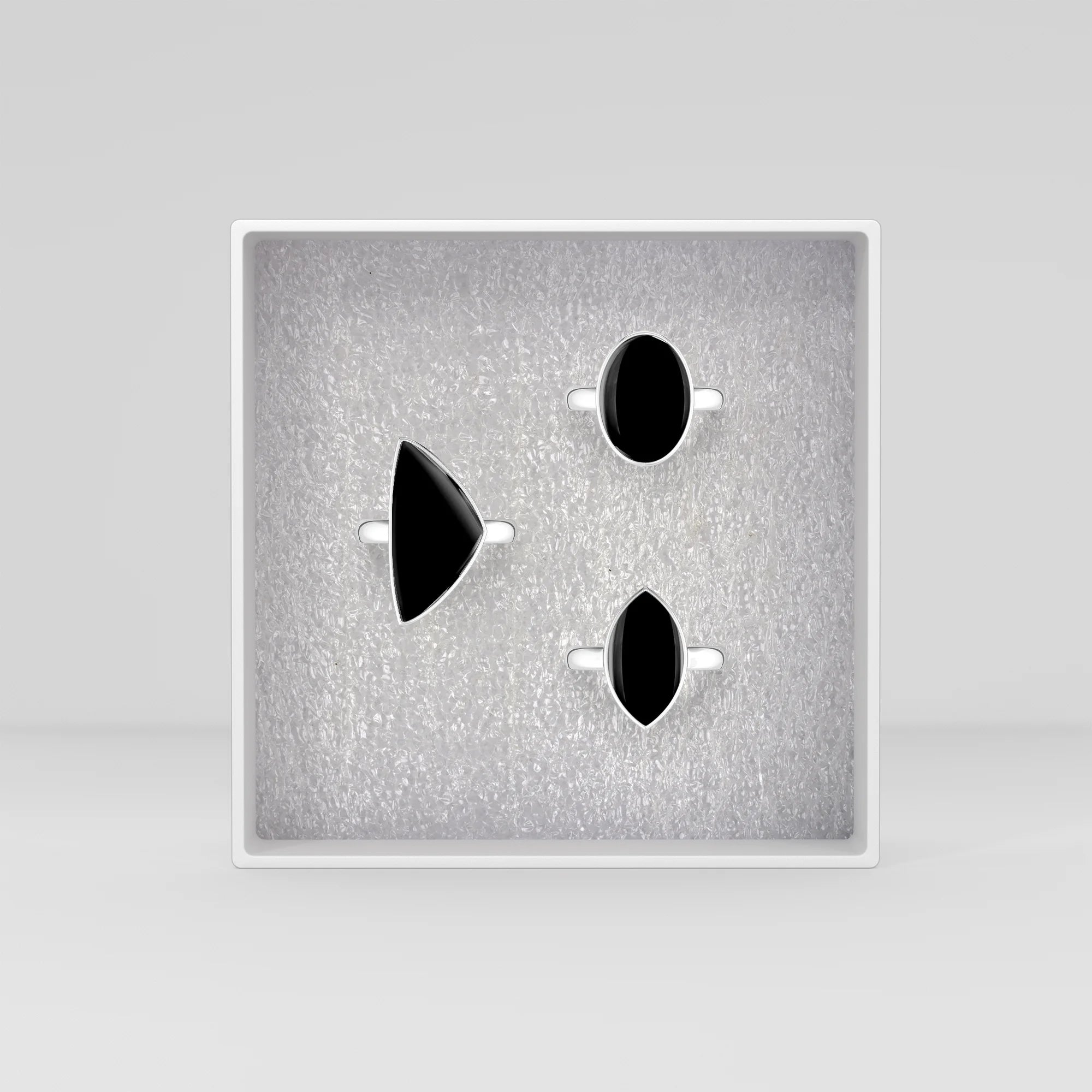 black-onyx bezel-set ring