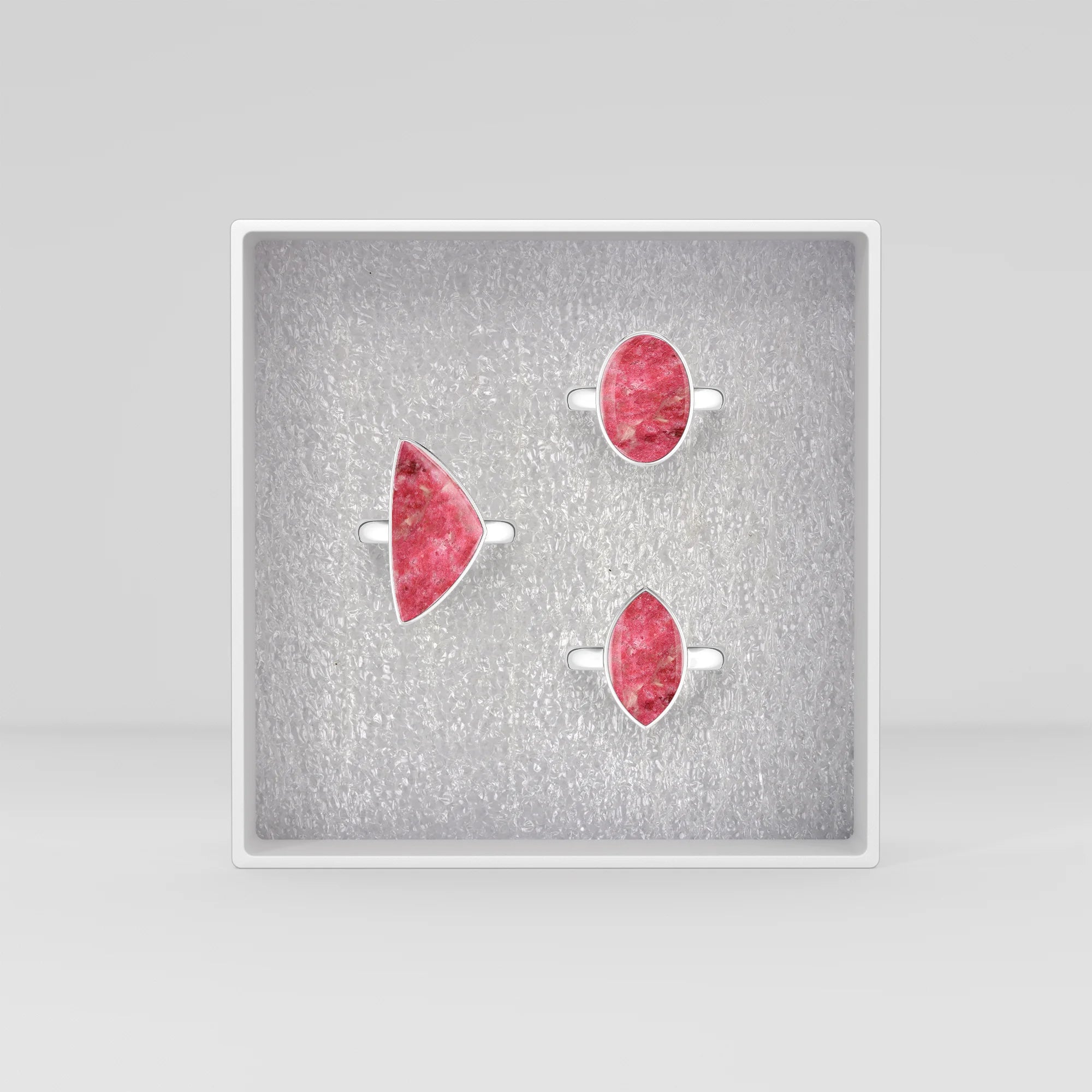 thulite bezel-set ring