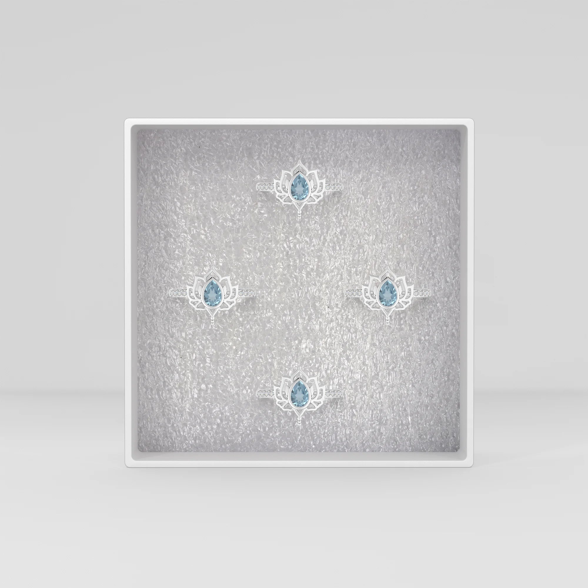 sky blue topaz bezel-set ring