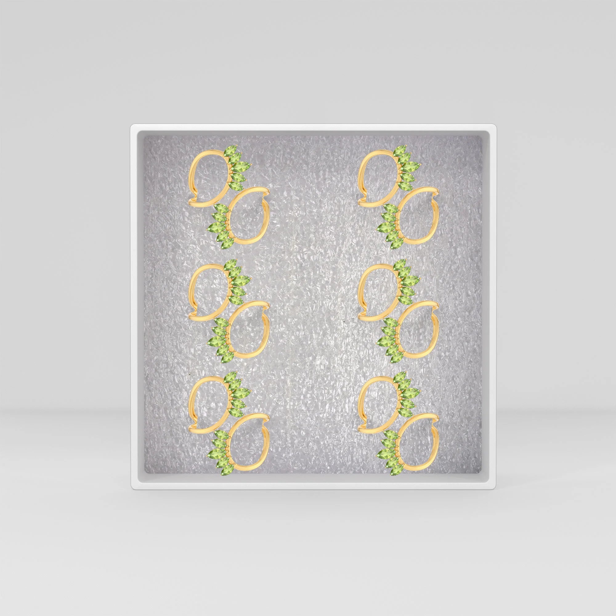 peridot prong-set ring