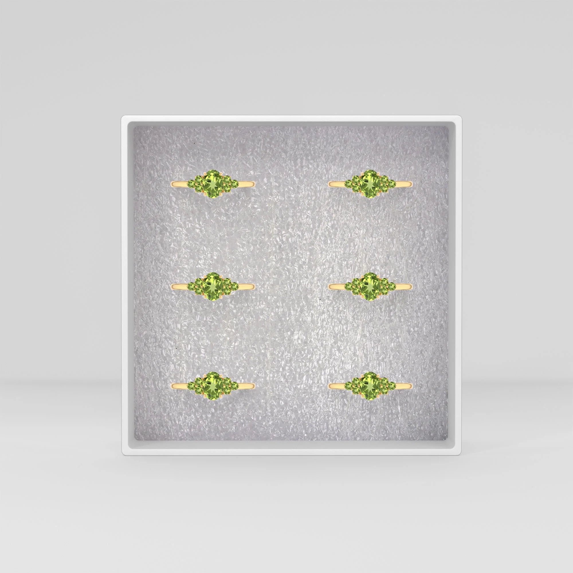 peridot prong-set ring